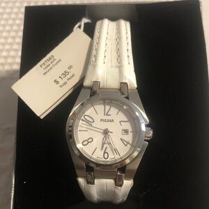 Pulsar Silver and White Ladies' watch